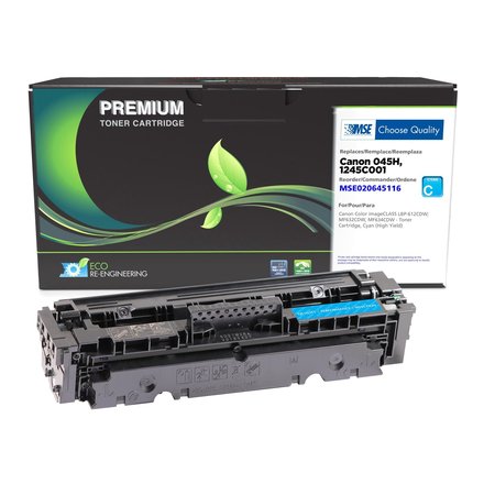 MSE Remanufactured High Yield Cyan Toner Cartridge for Canon 1245C001 (045 H) MSE020645116